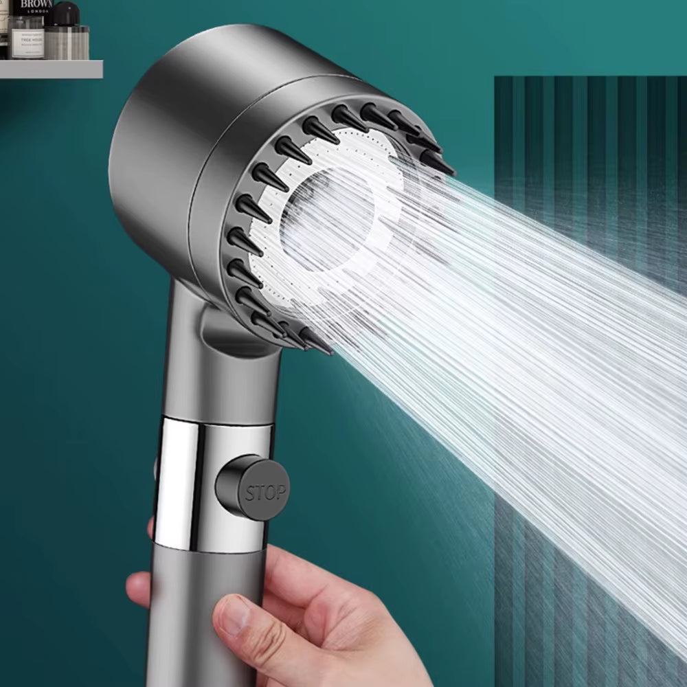 Transform Your Shower Experience! 💦✨ Discover the High-Pressure 3-Mode Filter Shower Head with Massage Brush – Your Ultimate Bathroom Upgrade!  #ShowerGoals #HomeSpa