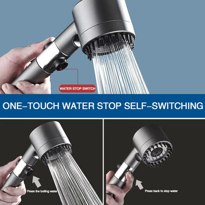 Transform Your Shower Experience! 💦✨ Discover the High-Pressure 3-Mode Filter Shower Head with Massage Brush – Your Ultimate Bathroom Upgrade!  #ShowerGoals #HomeSpa